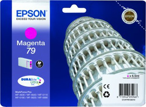 Best Value Epson C13T79134010 79 DURABrite Ink Cartridge, Magenta, Genuine, Amazon Dash Replenishment Ready