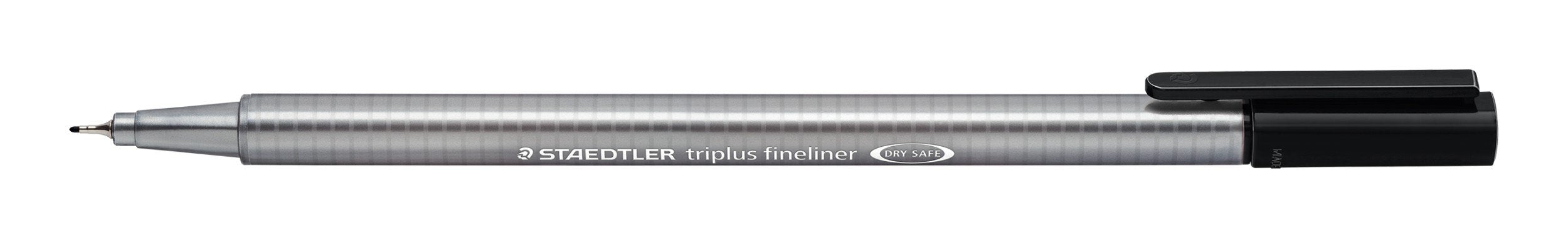 Best Value Staedtler 334 Triplus Fineliner Superfine Point Pens, 0.3 mm, Black, Box of 10