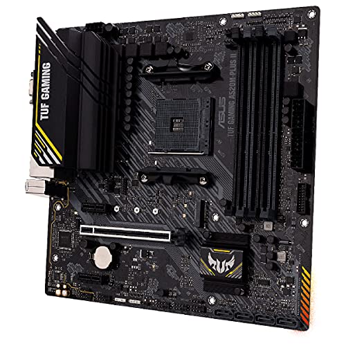 ASUS TUF GAMING A520M-PLUS II - Motherboard - micro ATX - Socket AM4 - AMD A520 Chipset - USB 3.2 Gen 1 - Gigabit LAN - onboard graphics 