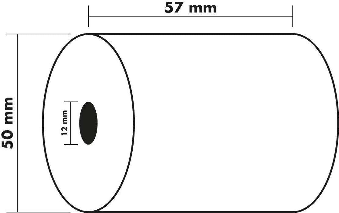 Best Value Exacompta 57 mm x 20 m Calculator Receipt Roll