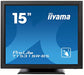 iiyama ProLite T1531SR-B5 - LED monitor - 15" - touchscreen - 1024 x 768 @ 75 Hz - TN - 370 cd/m - 700:1 - 8 ms - HDMI, VGA, DisplayPort - speakers - matte black