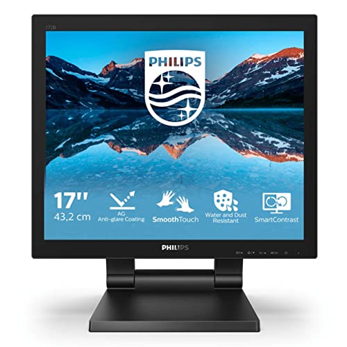 Philips B Line 172B9TL - LED monitor - 17" - touchscreen - 1280 x 1024 SXGA @ 60 Hz - TN - 250 cd/m? - 1000:1 - 1 ms - HDMI, DVI-D, VGA, DisplayPort - speakers - black texture