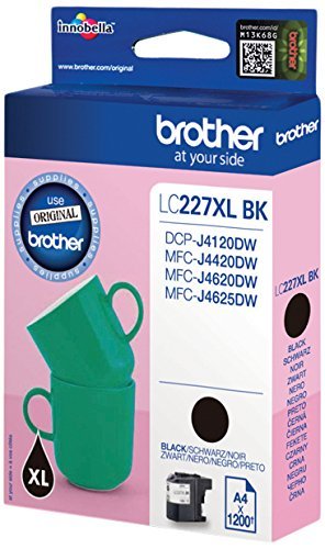 Best Value Brother LC-227XLBK Inkjet Cartridge, High Yield, Black, Brother Genuine Supplies