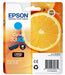 Best Value EPSON 33 X-Large Claria Oranges Ink Cartridge, Cyan, Genuine, Amazon Dash Replenishment Ready