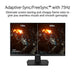 ASUS VA247HE - LED monitor - 23.8" - 1920 x 1080 Full HD (1080p) @ 75 Hz - VA - 250 cd/m² - 3000:1 - 5 ms - HDMI, DVI, VGA