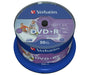 Best Value Verbatim 43512 4.7GB 16x Wide Inkjet Printable DVD+R - 50 Pack Spindle