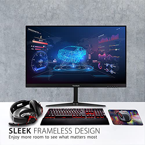 Viewsonic VX2418-P-mhd - Gaming - LED monitor - 24" (23.8" viewable) - 1920 x 1080 Full HD (1080p) @ 165 Hz - VA - 250 cd/m? - 4000:1 - 1 ms - 2xHDMI, DisplayPort - speakers