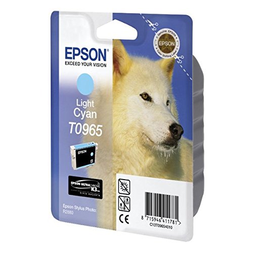 Best Value Epson T0965 Inkjet Cartridge UltraChrome K3 Page Life 865pp Light Cyan Ref T09654010, Genuine, Amazon Dash Replenishment Ready