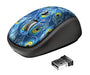 Trust Yvi RF Wireless Optical 1600 DPI Ambidextrous Mouse Multicolour Peacock