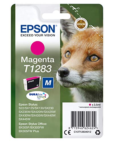 Epson T1283 - 3.5 ml - M size - magenta - original - blister - ink cartridge - for Stylus S22, SX130, SX230, SX235, SX430, SX435, SX438, SX440, SX445, Stylus Office BX305