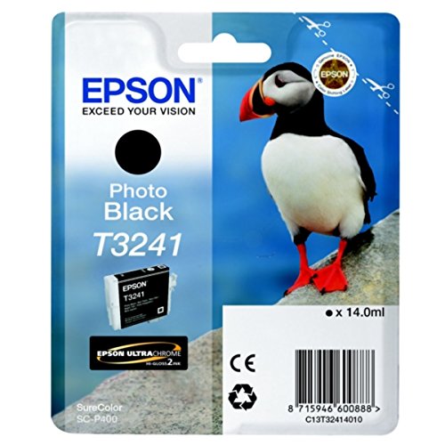 Epson T3241 - 14 ml - black - original - ink cartridge - for SureColor P400, SC-P400