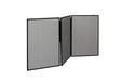 Bi-Office Exhibition System Floor Standing Display Board 3 Panel DSP330513 600 x 900mm Blue, Grey