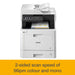 Best Value Brother MFC-L8690CDW A4 Colour Laser Printer, Wireless, PC Connected and Network, Print, Copy, Scan, Fax and 2 Sided Printing