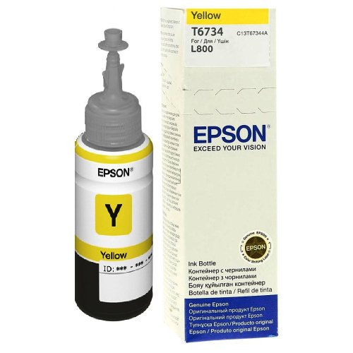 Epson T6734 Yellow Ink Cart 70Ml