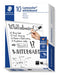 Best Value Staedtler Lumocolor Whiteboard Marker 351 B-9 with Chisel Tip - Black, Pack of 10