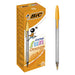 Best Value BIC Cristal Fun Ballpoint Pens Wide Point (1.6 mm) - Orange, Box of 20