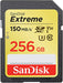 SanDisk Extreme - Flash memory card - 256 GB - Video Class V30 / UHS Class 3 / Class10 - SDXC UHS-I