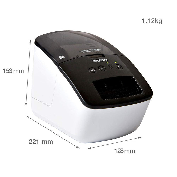 Best Value Brother QL-700 Label Maker, Address Labeller, PC Connected, Desktop