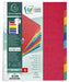 Best Value Exacompta Nature Future Dividers, A4 Maxi, 225 gsm, 10 Parts - Multi-coloured