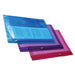 Best Value Rapesco Zippi Bags - A4+ With Metal Zip Closure , Pack of 25 (Assorted Transparent Colours)