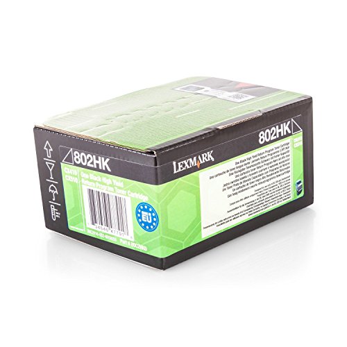 Best Value Lexmark 802HK High Yield Toner Cartridge - Black