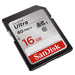 SanDisk Ultra - Flash memory card - 16 GB - Class 10 - SDHC UHS-I