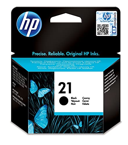 HP 21 - C9351AE - 1 x Black - Ink cartridge - For Deskjet F2149, F2179, F2185, F2187, F2210, F2224, F2240, F2288, F2290, F375, F4190, F4194