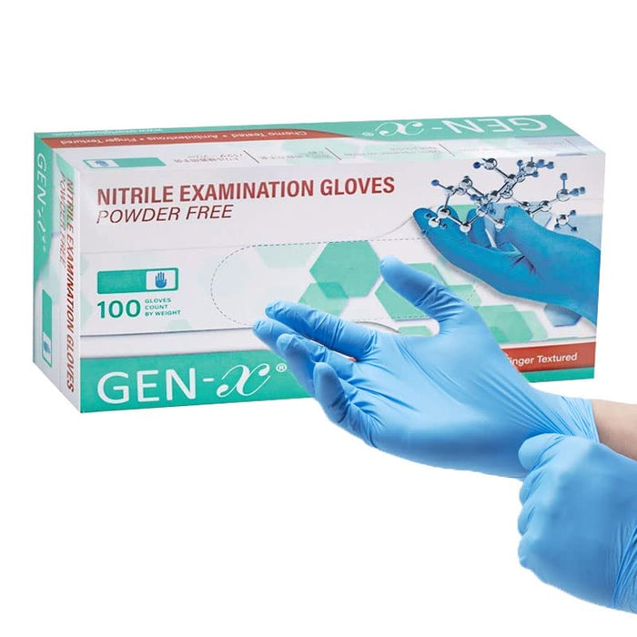 ValueX Nitrile Gloves Blue Medium (Pack 100) PP6001