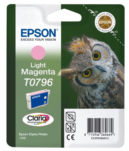 Epson T0796 - Print cartridge - 1 x light magenta - 1020 pages