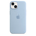 Apple - Back cover for mobile phone - MagSafe compatibility - silicone - sky - for iPhone 14