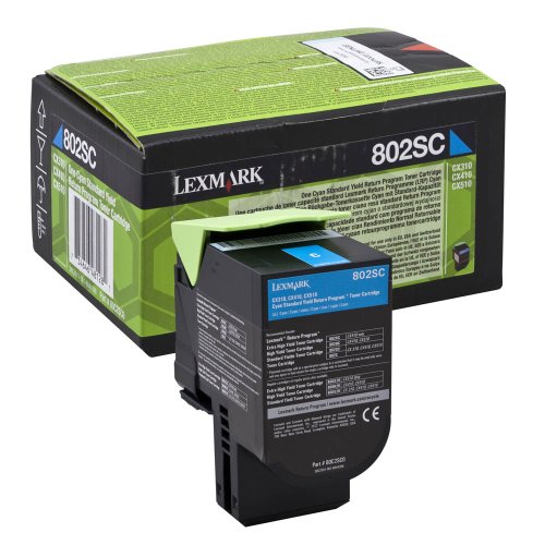 Best Value Lexmark 802SC Standard Capacity Cartridge - Cyan