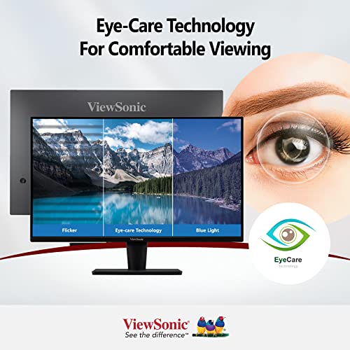 ViewSonic VA2715-H - LED monitor - 27" - 1920 x 1080 Full HD (1080p) @ 75 Hz - VA - 250 cd/m² - 4000:1 - 5 ms - HDMI, VGA