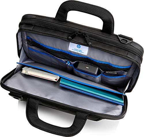 HP Recycled Series Top Load - Notebook carrying case - 14" - 14.1" - black with blue accents - for HP 340 G7, Chromebook 11 G9, 14 G7, Chromebook x360, Elite x2, EliteBook 840, ProBook x360