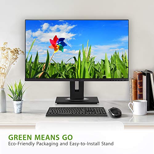 Viewsonic VG2755 - LED monitor - 27" (27" viewable) - 1920 x 1080 Full HD (1080p) @ 75 Hz - IPS - 250 cd/m? - 1000:1 - 5 ms - HDMI, VGA, DisplayPort, USB-C - speakers