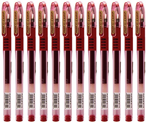 Best Value G107 Grip Gel Rollerball 0.7 mm (Pack of 12) - Red