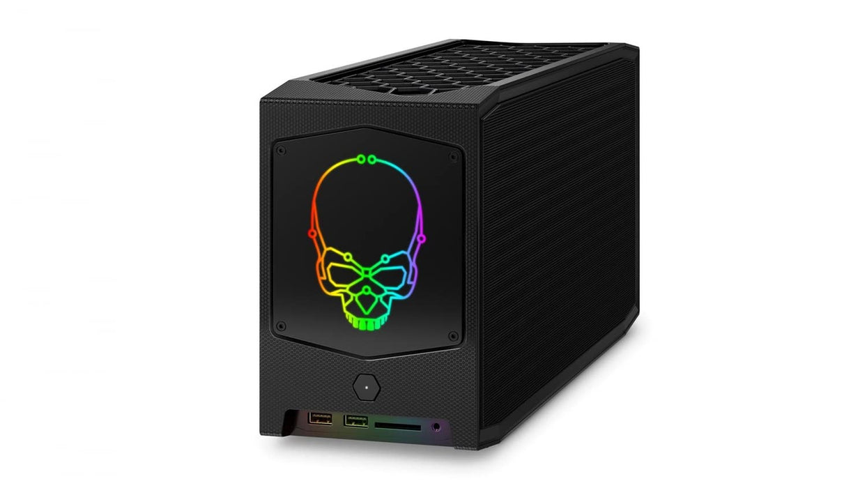 Intel Next Unit of Computing 11 Extreme Kit - NUC11BTMi9 - Barebone - mini PC - Intel WM590 - 1 x Core i9 11900KB / 3.3 GHz - RAM 0 GB - UHD Graphics - GigE, 2.5 GigE, Bluetooth 5.2 - WLAN: 802.11a/b/g/n/ac/ax, Bluetooth 5.2