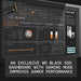 WD Black SN750 NVMe SSD WDS200T3XHC - Solid state drive - 2 TB - internal - M.2 2280 - PCI Express 3.0 x4 (NVMe) - integrated heatsink