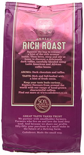 Best Value Cafdirect Intense Roast Fairtrade Ground Coffee 227g (Pack of 3)