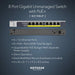 NETGEAR GS108LP - Switch - 8 x 10/100/1000 (PoE+) - desktop, rack-mountable, wall-mountable - PoE+ (60 W) - DC power