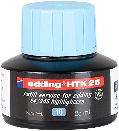 Best Value Edding HTK 25for edding Refill Ink Highlighter 25ml Light Blue