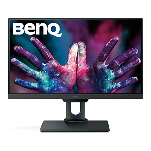 BenQ DesignVue PD2500Q - PD Series - LED monitor - 25" - 2560 x 1440 WQHD - IPS - 350 cd/m - 1000:1 - 4 ms - HDMI, DisplayPort, Mini DisplayPort - speakers - grey