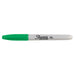 Best Value Sharpie Permanent Markers, Fine Tip, Green, Box of 12