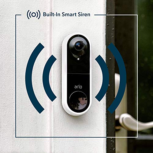 Arlo Video Doorbell - Video intercom system - AC powered - 1 camera(s) - black