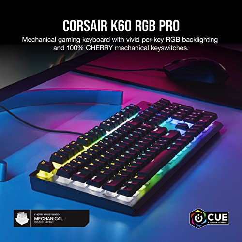 K60 RGB PRO USB QWERTY Gaming Keyboard