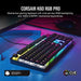 K60 RGB PRO USB QWERTY Gaming Keyboard