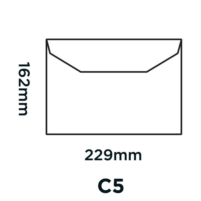 Best Value Blake Purely Everyday C5 162 x 229 mm 90 gsm Outside Side Seams Mailer Gummed Envelopes (3707) White - Pack of 500