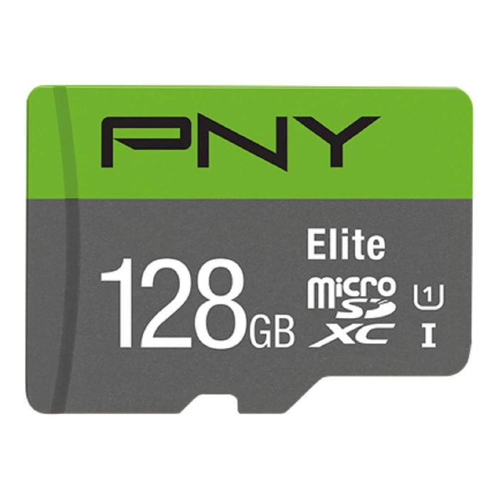 Best Value PNY Elite microSDXC card 128GB Class 10 UHS-I U1 100MB/s A1 V10