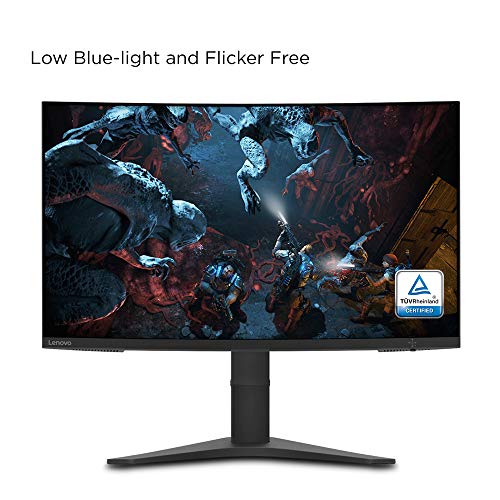 Lenovo G32qc-10 - LED monitor - curved - 31.5" (31.5" viewable) - 2560 x 1440 @ 144 Hz - VA - 350 cd/m - 3000:1 - 4 ms - HDMI, DisplayPort - black