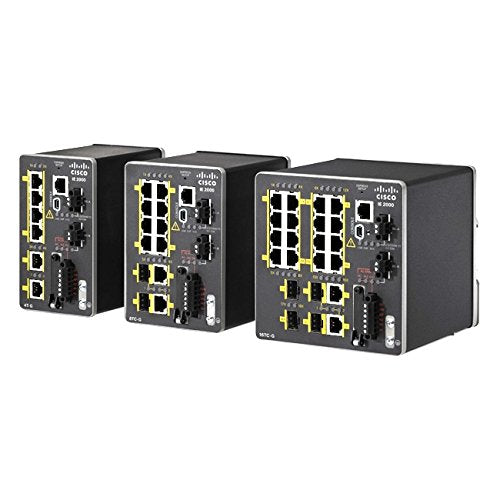 Cisco Industrial Ethernet 2000 Series - Switch - Managed - 16 x 10/100 (PoE+) + 2 x combo Gigabit SFP - DIN rail mountable - PoE+