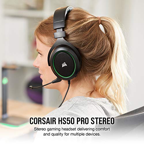 HS50 Pro Stereo Wired 3.5mm Headset